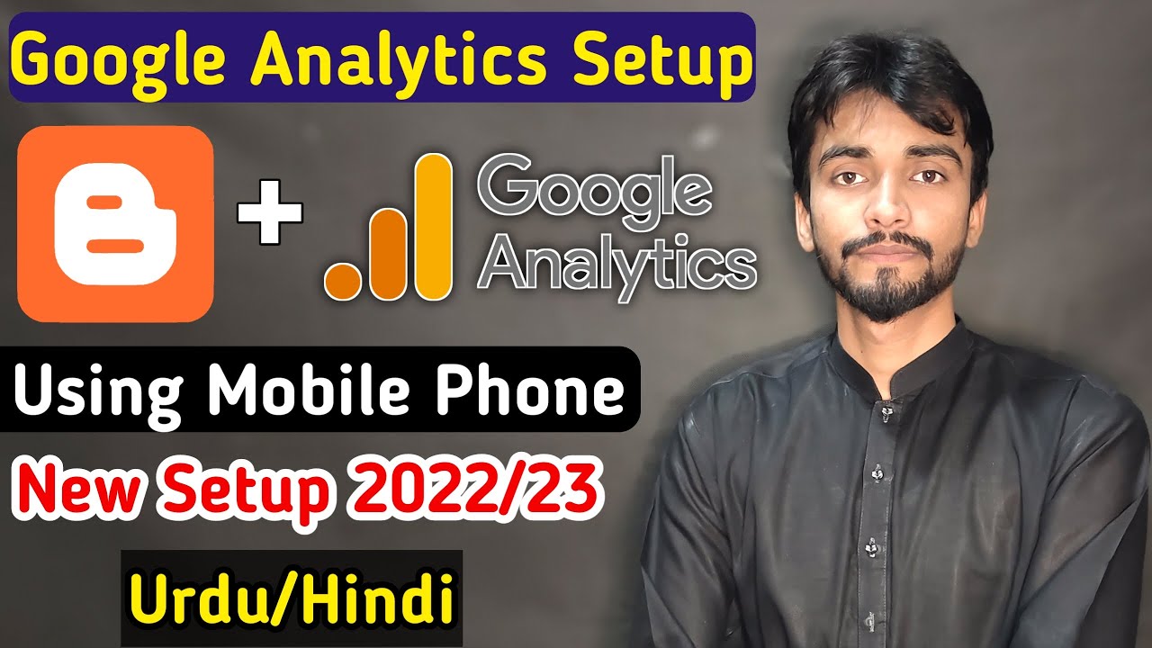 Google analytics tutorial 2023  - how to link blogger to google analytics | Tracking ID