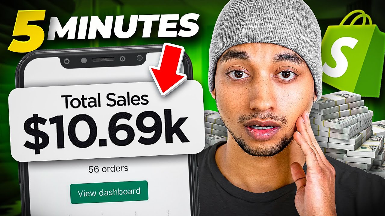 How I Find $100k/Month Products In 5 Minutes (Shopify Dropshipping 2023)