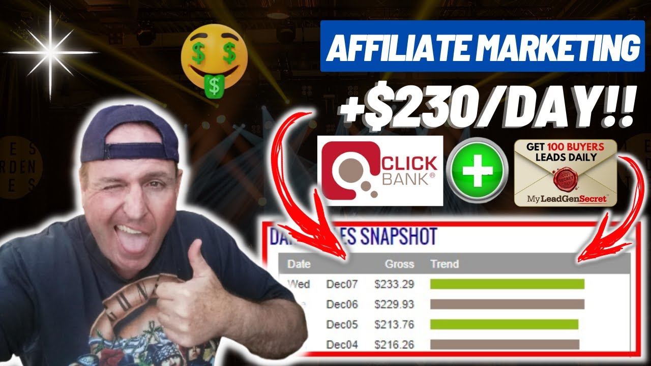 Earn $230/Day With CLICKBANK Affiliate Marketing! (Make Money Online 2022) #shorts