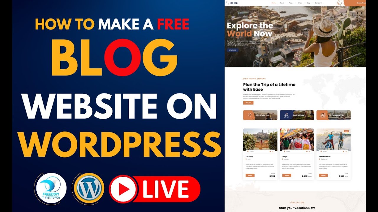 How to Make a Blog Website on WordPress | WordPress Tutorial - Quick & Easy!