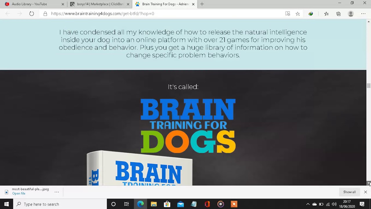 Make Money Online With Clickbank 2020 - [Dog Training Niche Income]