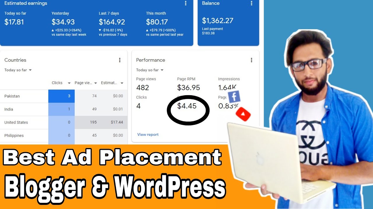 Google Adsense Ad Placement Guide 2023| Highest Google adsense earning blogger & WordPress