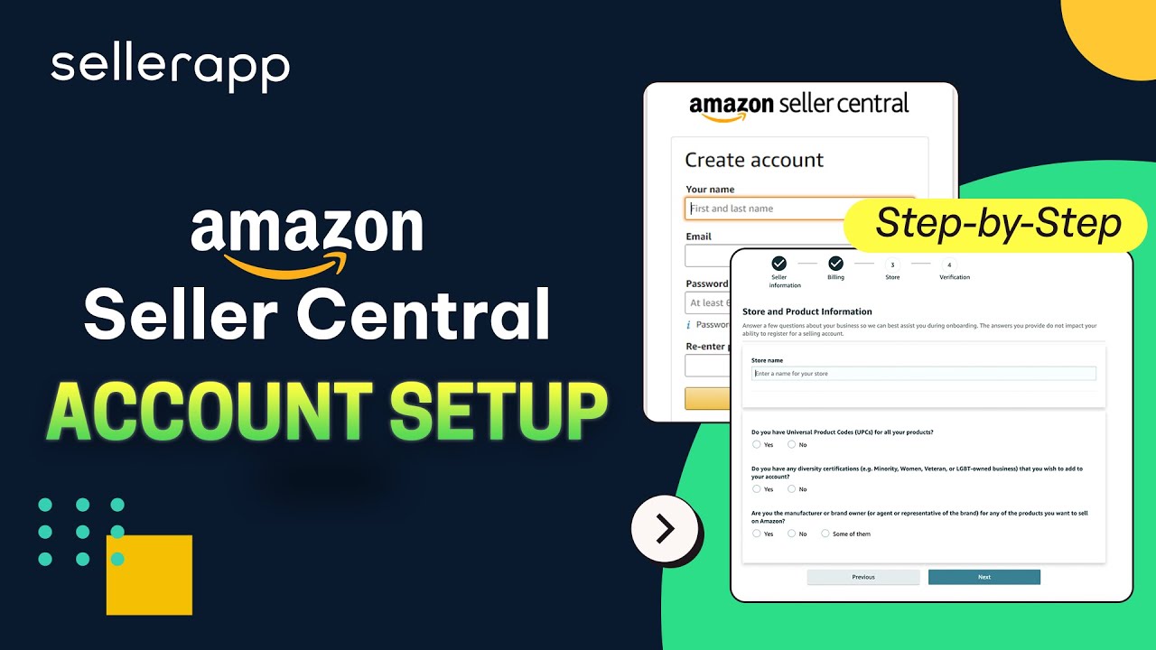 How to Create an Amazon Seller Central Account : Complete Guide for 2023