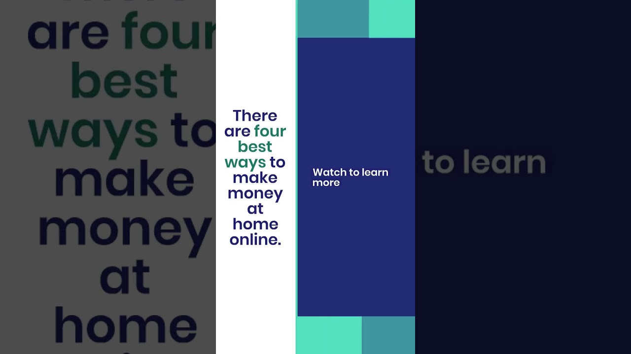 Make Money at Home Online With AI #shorts