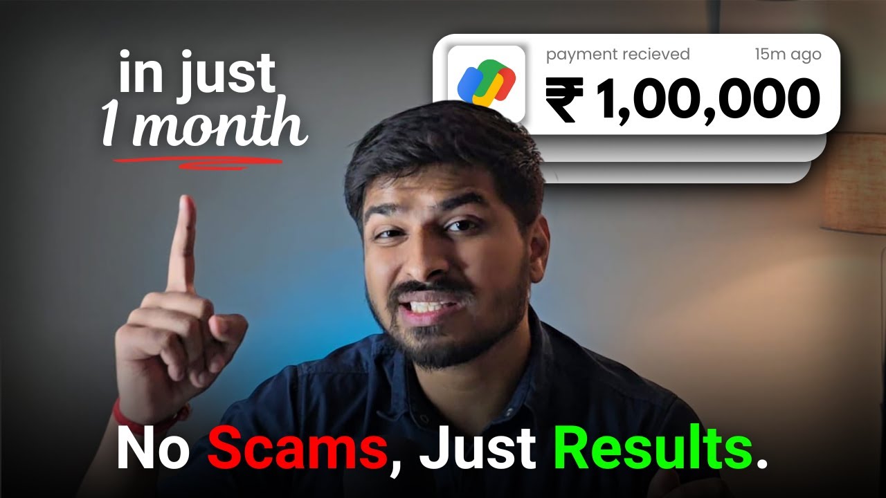 5 Fastest Ways To Make Rs. 1,00,000 in a Month (No Bullsh*t)