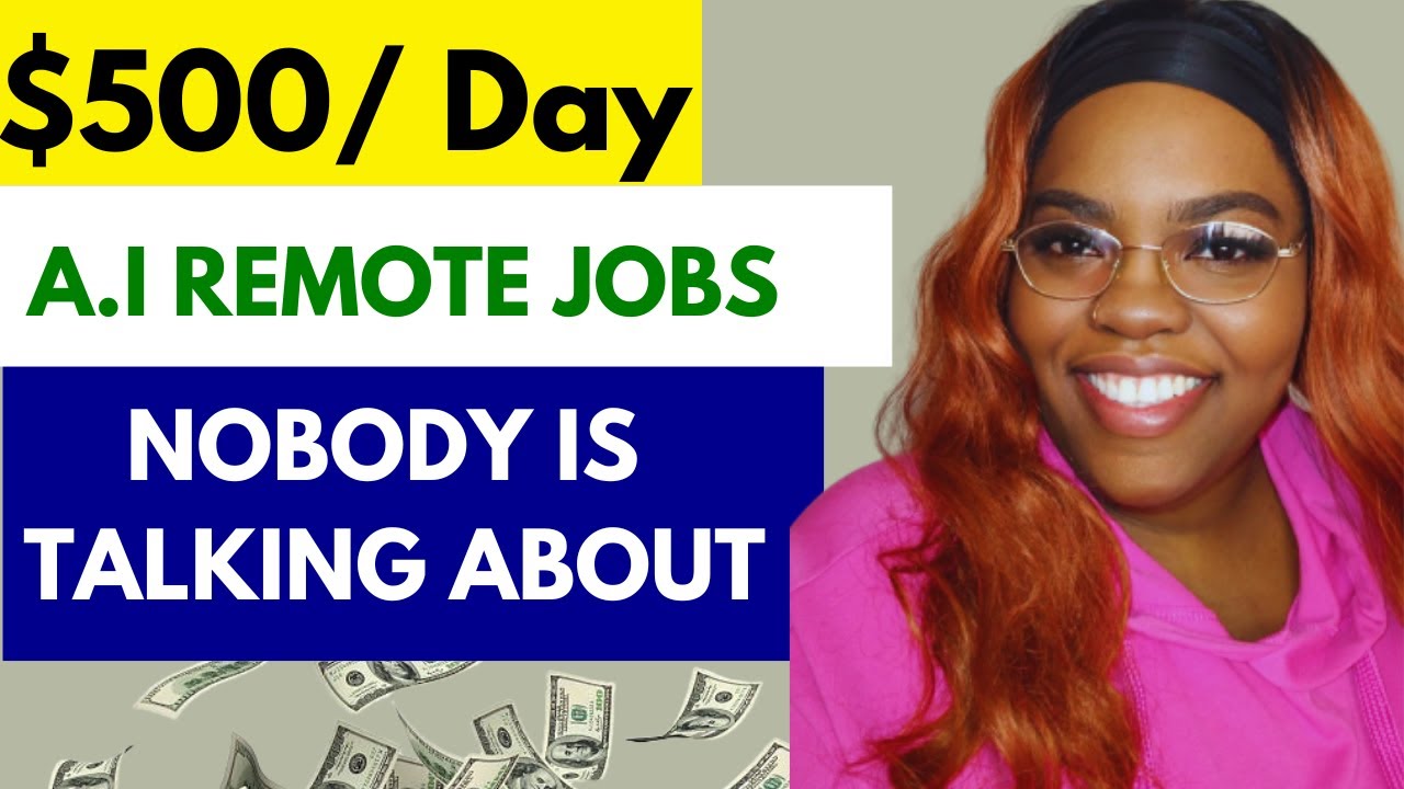 9 A.I Jobs That Pays well | How To Make Money Online