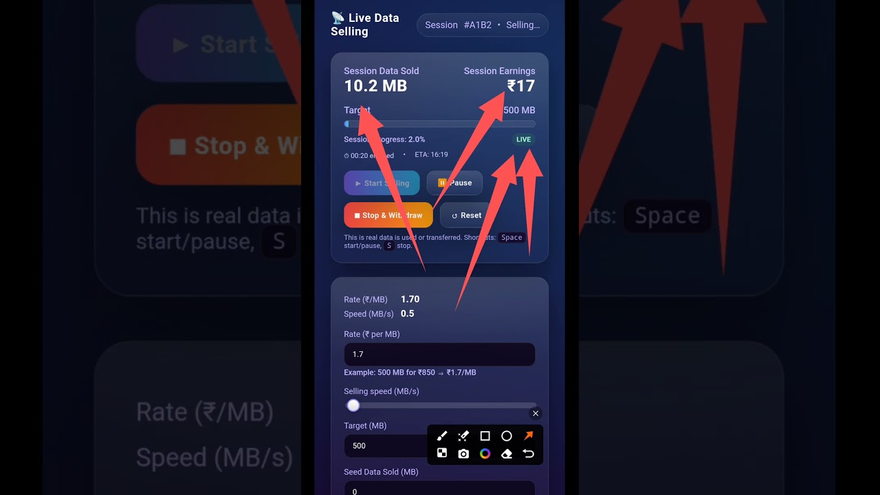 Data Selling app , Mobile Data sell kar ke paise kaise kamaye,new online earning app, #earningapp