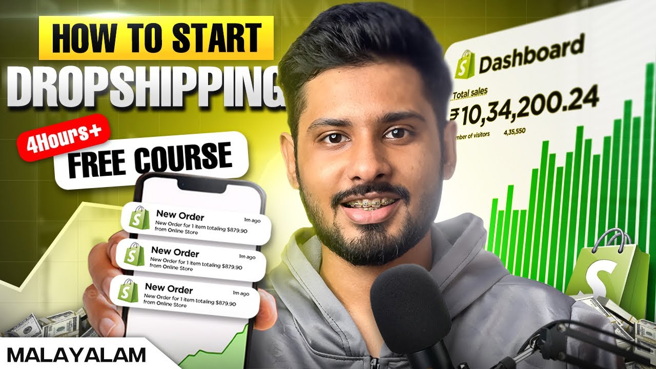 Beginner to Advanced guide for Dropshipping in 2025(4 hours+ Malayalam)