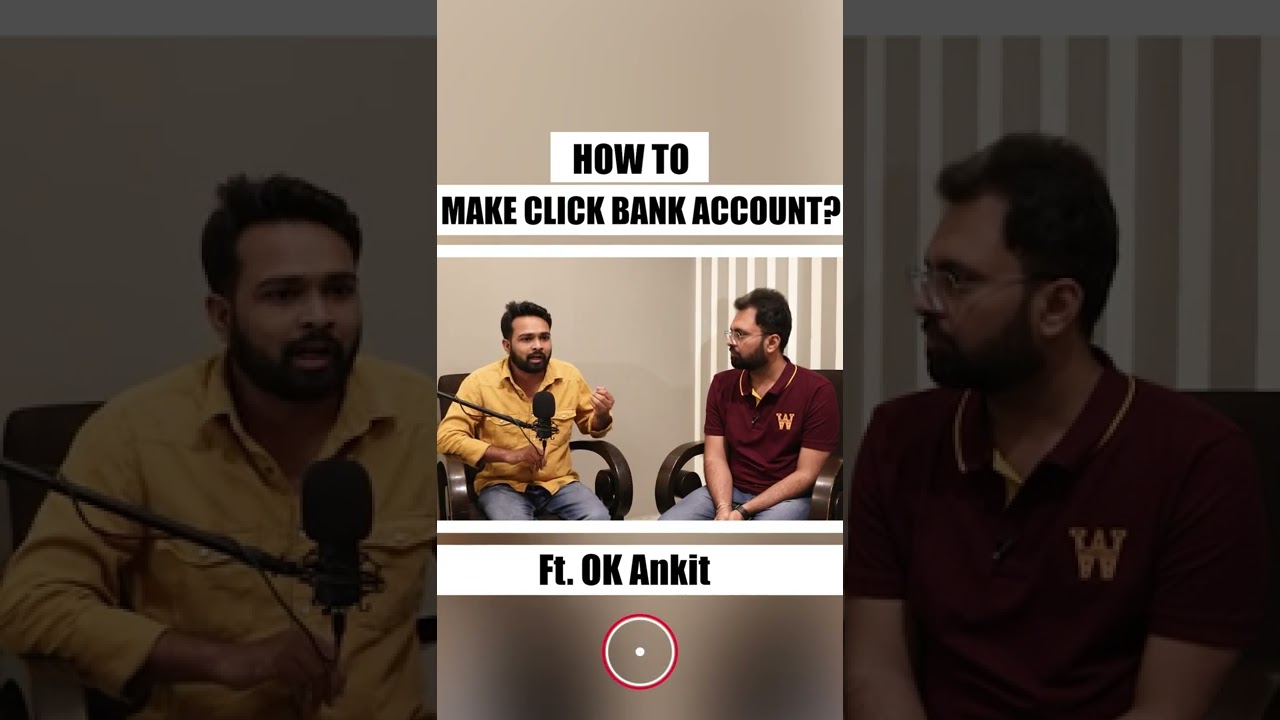 How to Make Clickbank Account? ft. OkAnkit #Shorts #affiliatemarketing