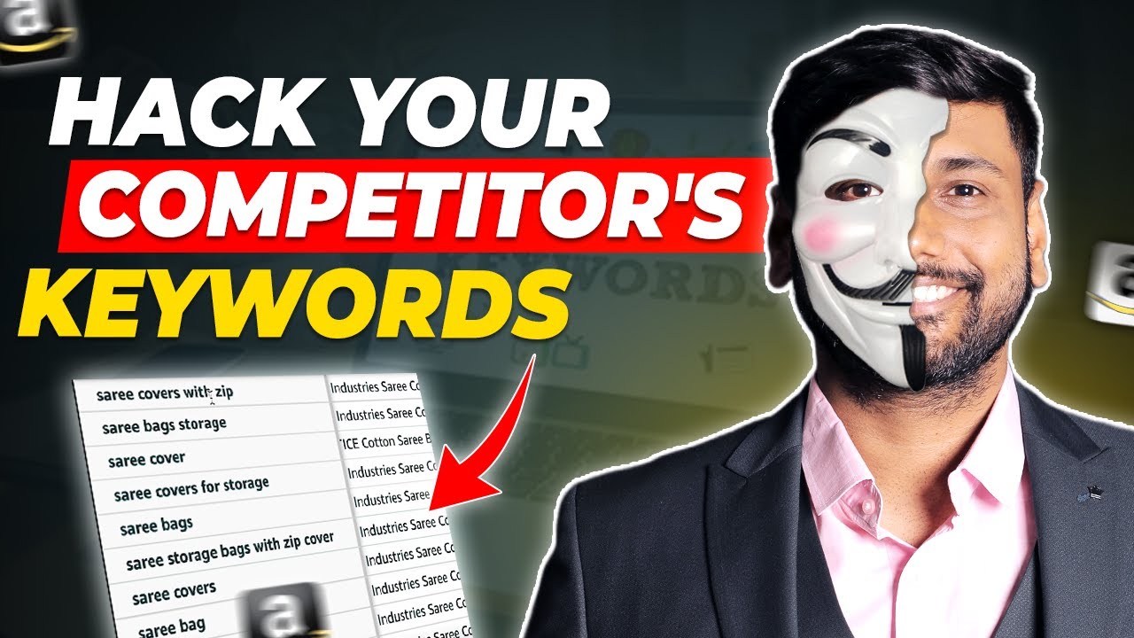 Free Tool To Find Top Keywords Of Your Competitors | Amazon fba India