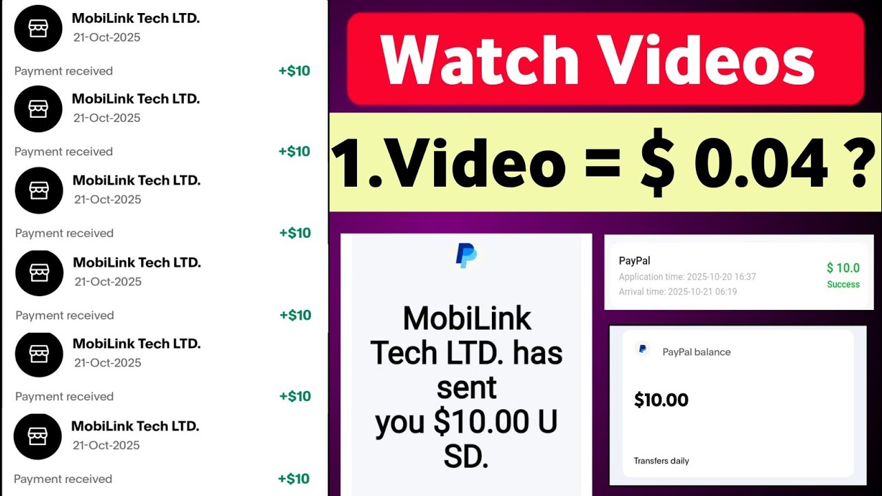 Games That Pay Real Money | New PayPal Earning Apps | VidBlink App | PayPal Earning Apps