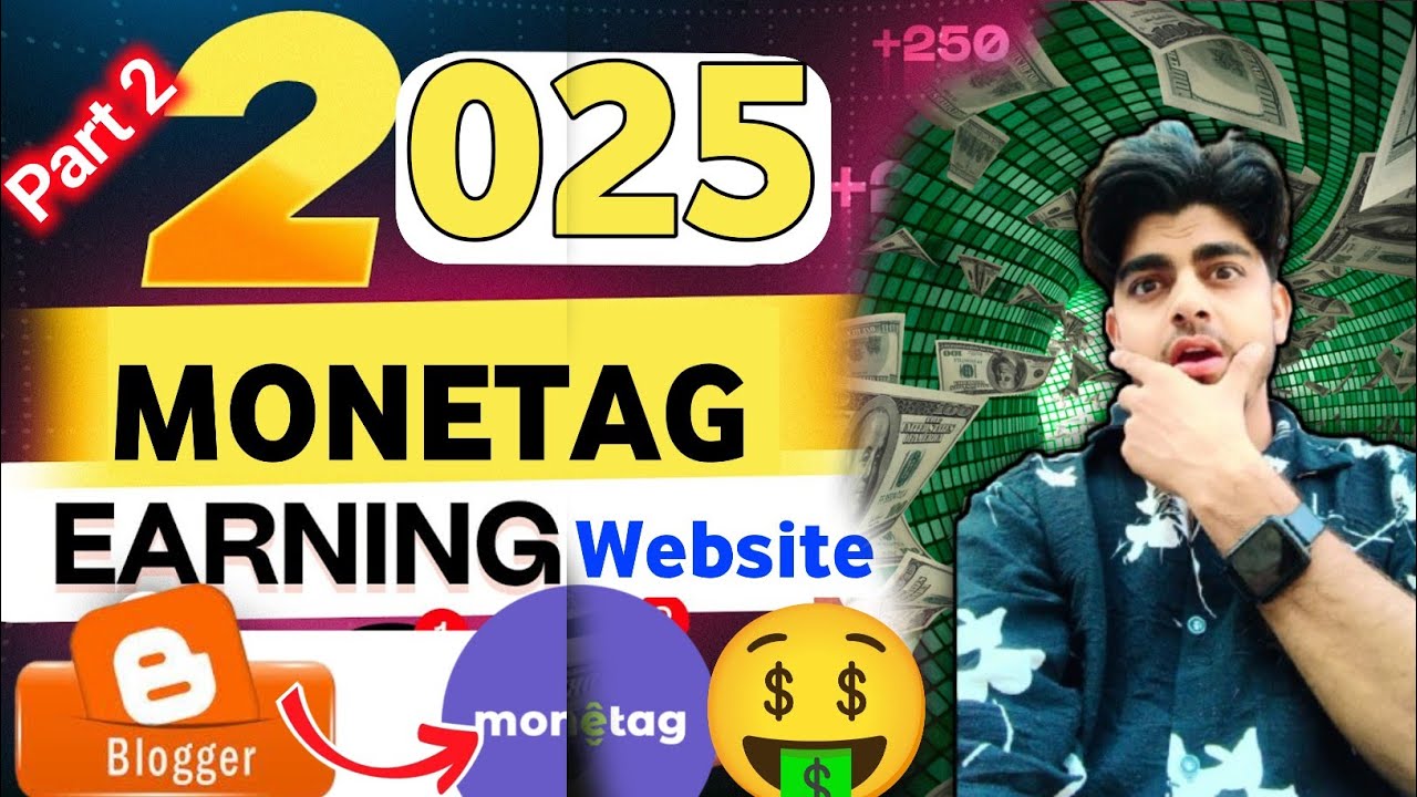 Monetag Se Free Blogger Website Monetize Karke Paise Kaise Kamaye I how to make money online 2025 -2