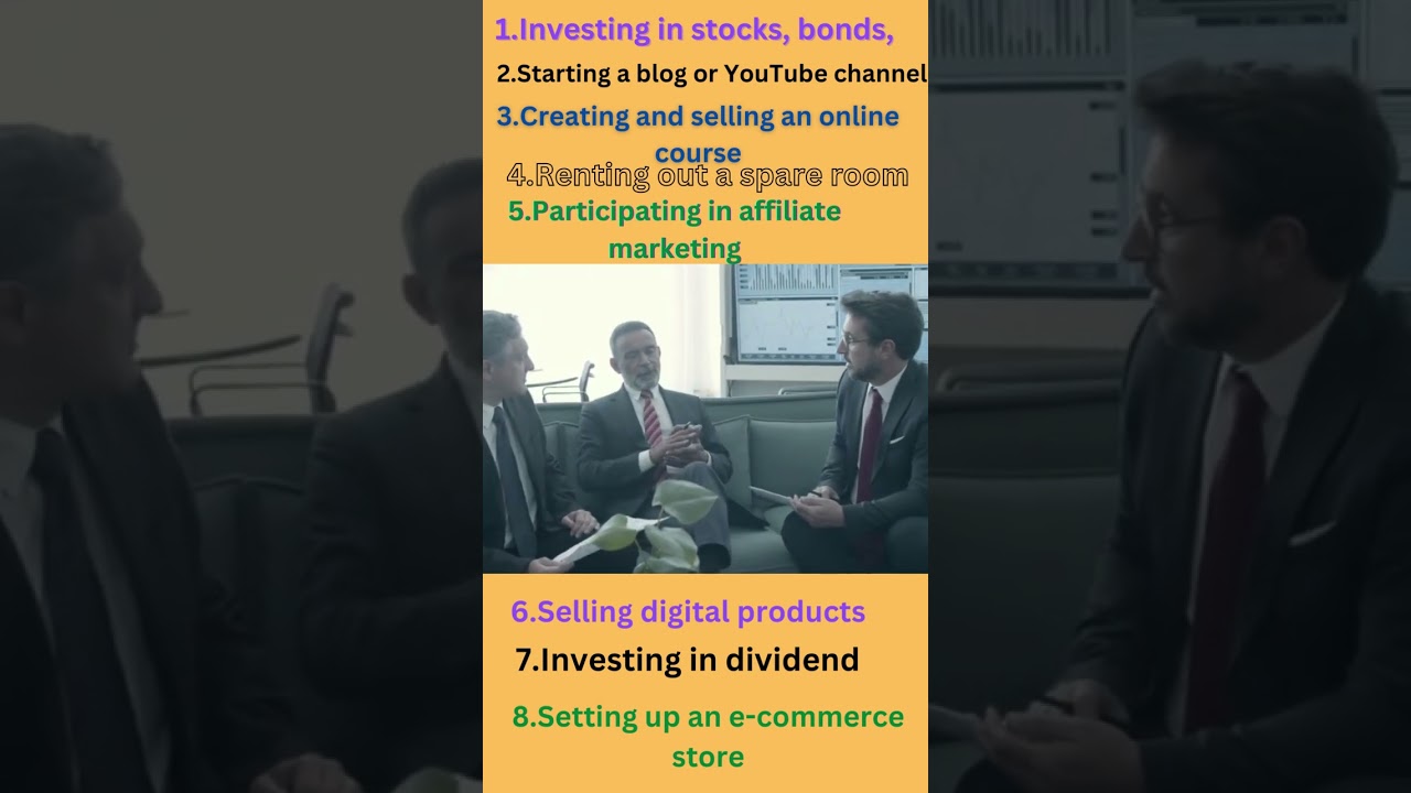 8 passive income sources ideas for make money online 2023