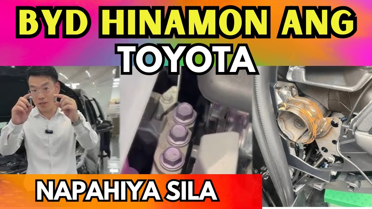 BYD ININSULTO ang TOYOTA, Sinabi nila na NANGONGOPYA daw ang JAPAN! Pero ang BYD walang KALIDAD!