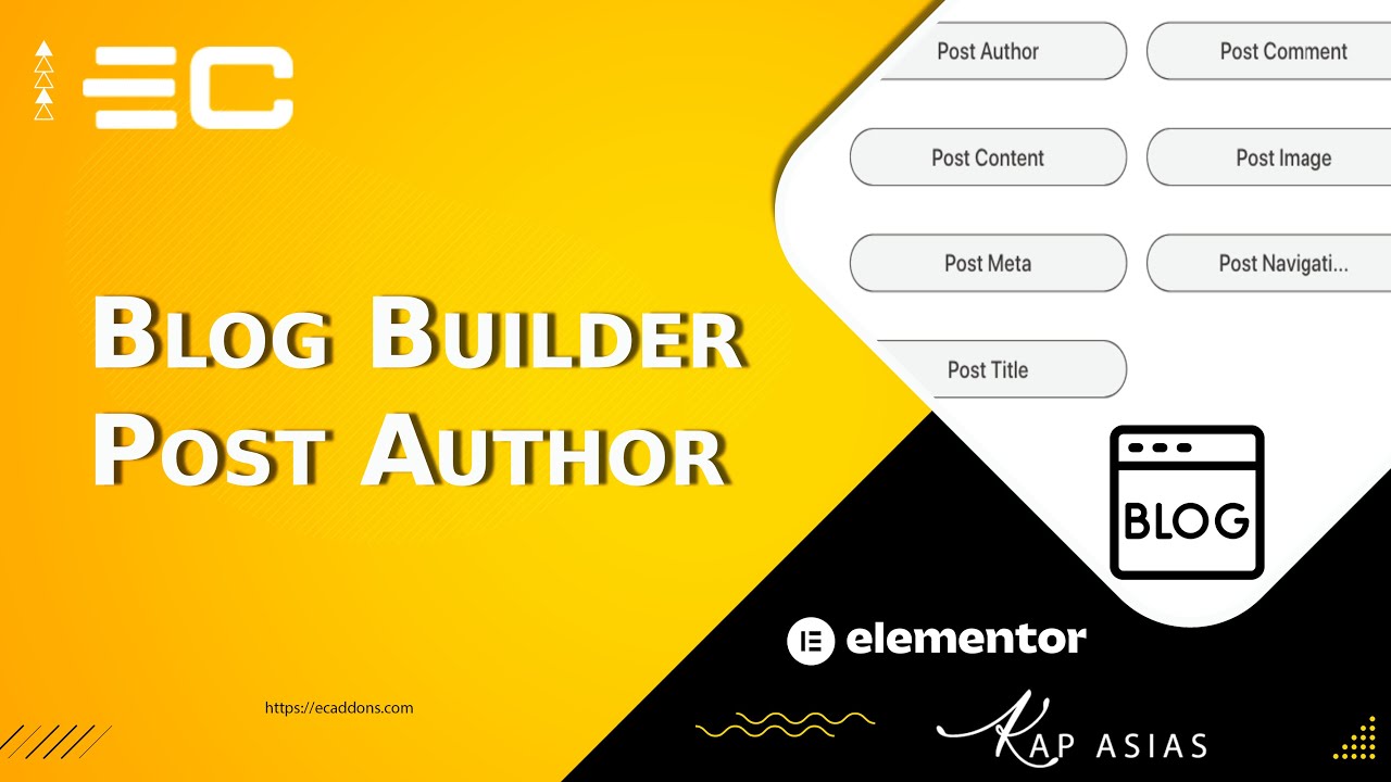 Wordpress Blog with Elementor Builder Tutorial for 2023 - Post Author Info