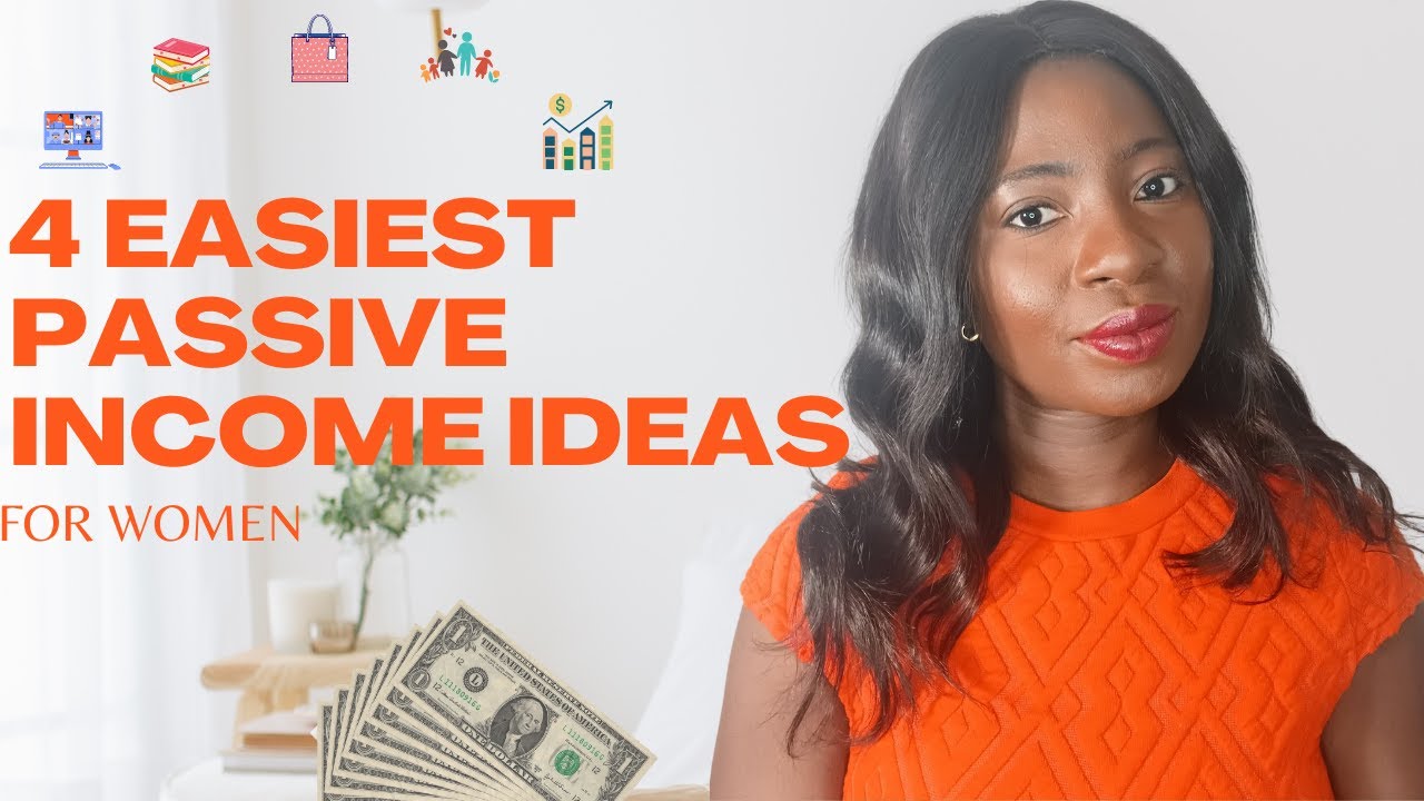 Real 4 PASSIVE INCOME Ideas for women in 2023 #sidehustles #financialfreedom #incomeideas