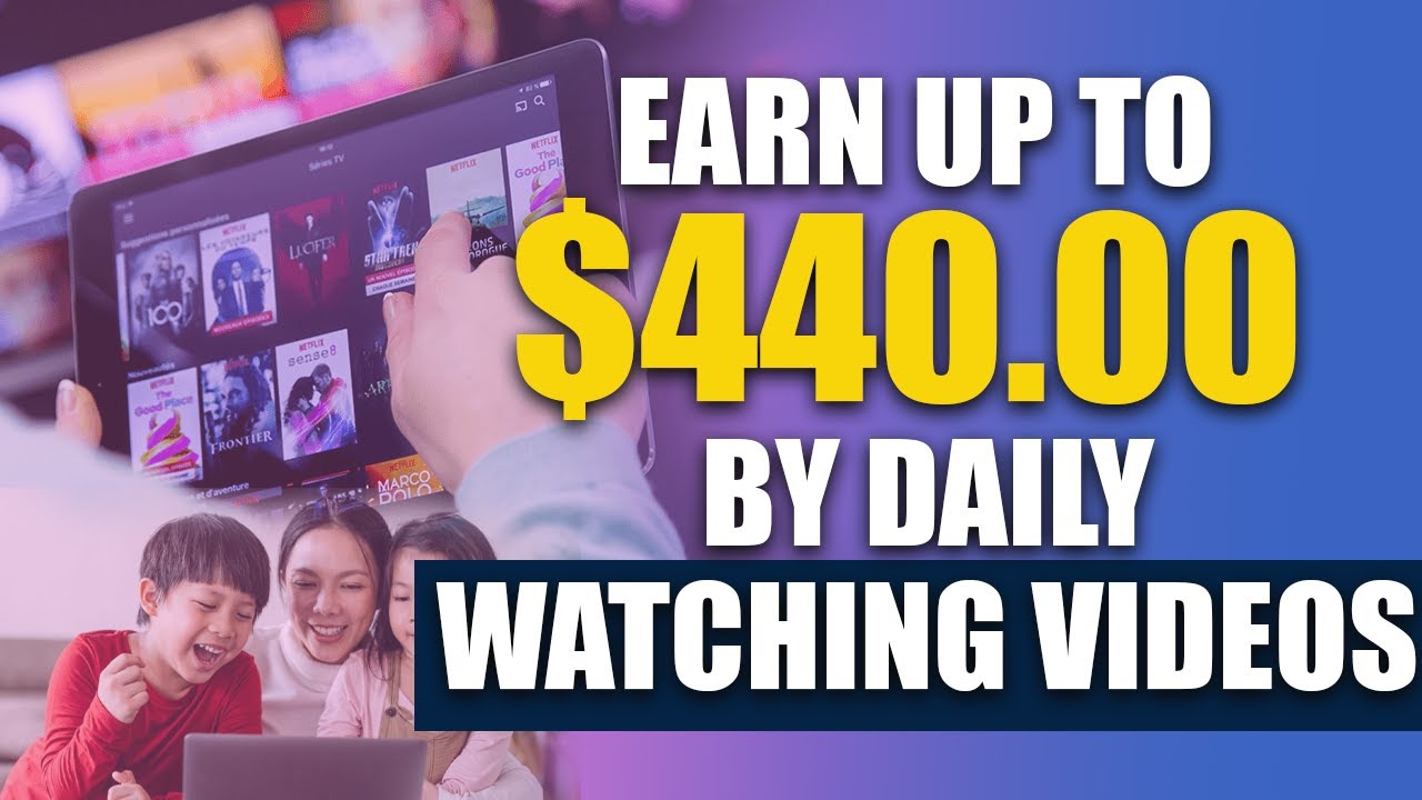 Earn $440 Daily Watching Videos Online 2023 (Legit Way To Make Money Online)