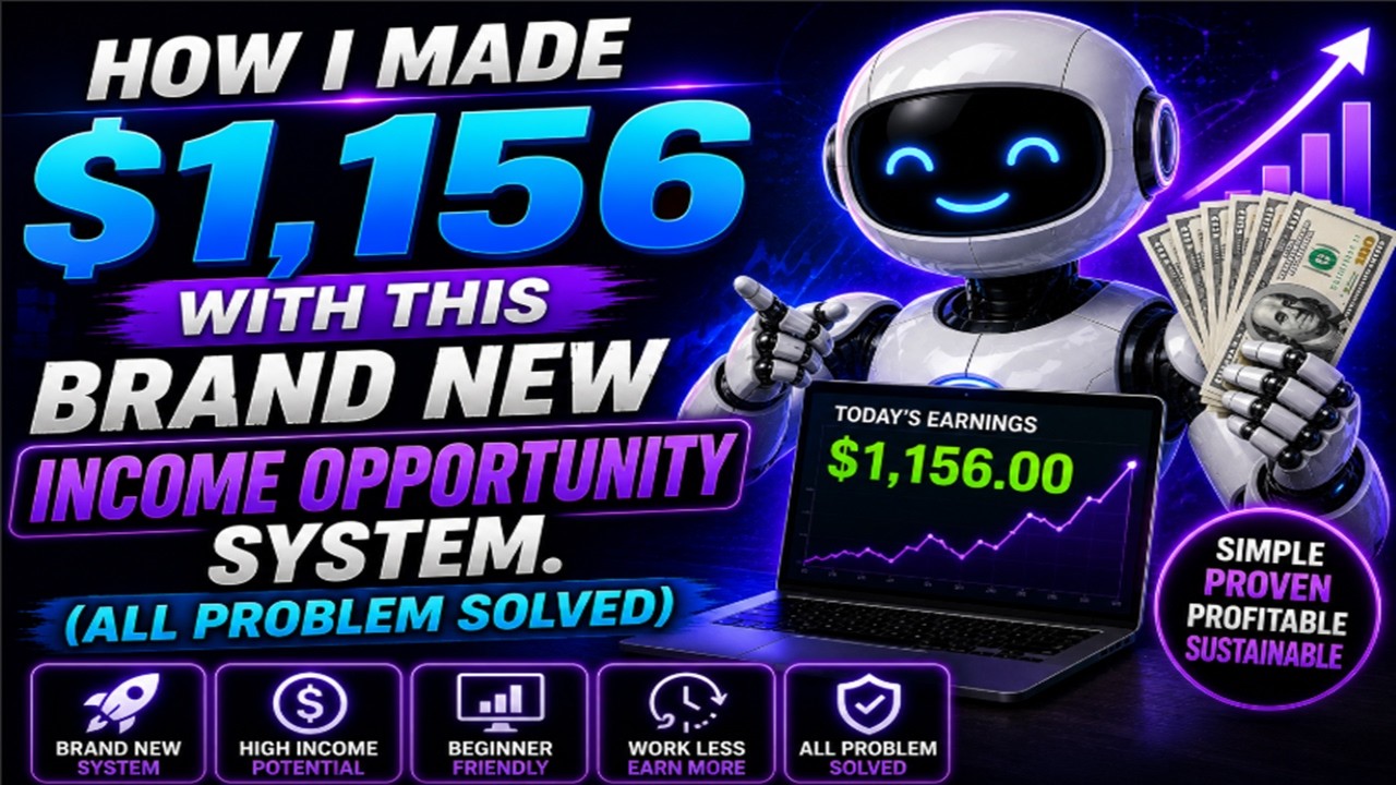 How I Made $1,156 With This BRAND NEW Income Opportunity System