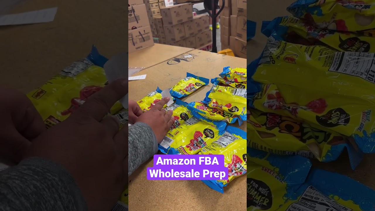 Amazon FBA warehouse prep and tips #amazonfba #amazonfbaprep #wholesale #amazonwholesale #fba