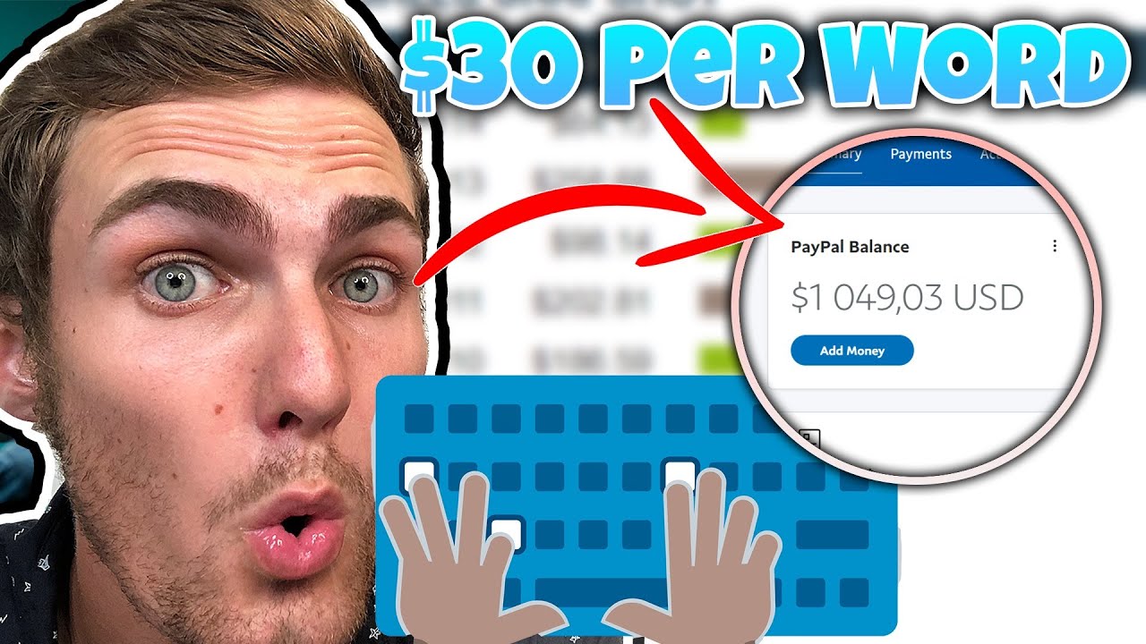 Earn $30 Typing Each Word Out (Make Money Online 2023)