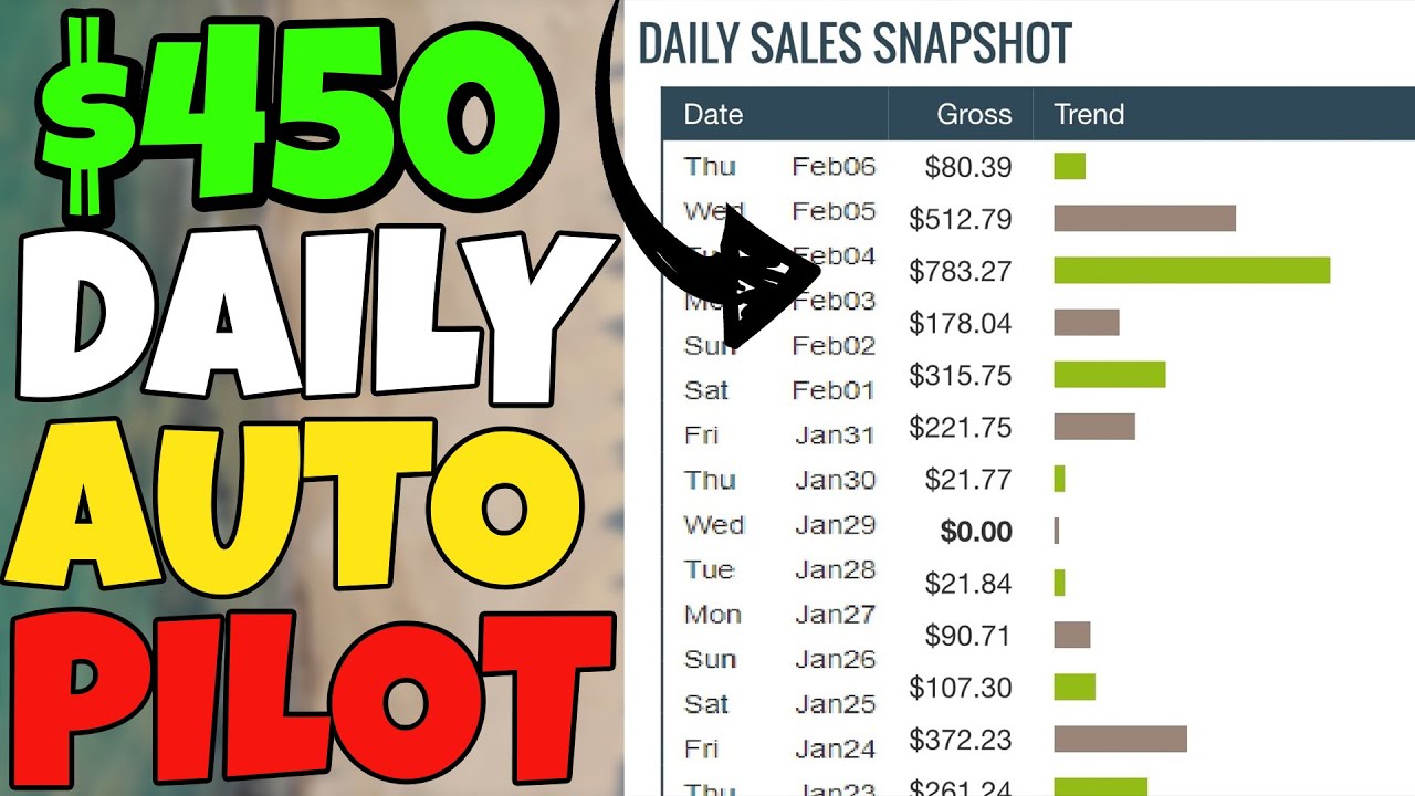 Earn $450 A DAY On AUTOPILOT (Make Money Online 2023 - BIG Traffic Method)