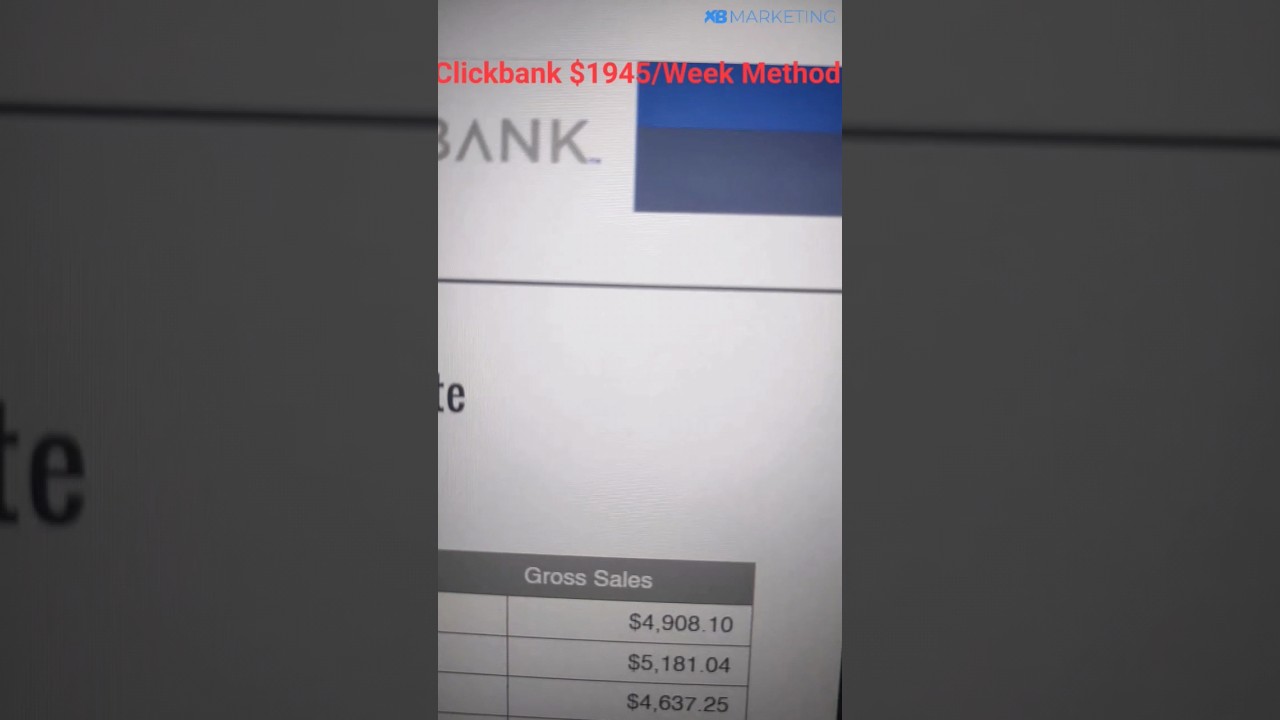 How to Make $1,945/Week on Clickbank #clickbankforbeginners #clickbanktutorial