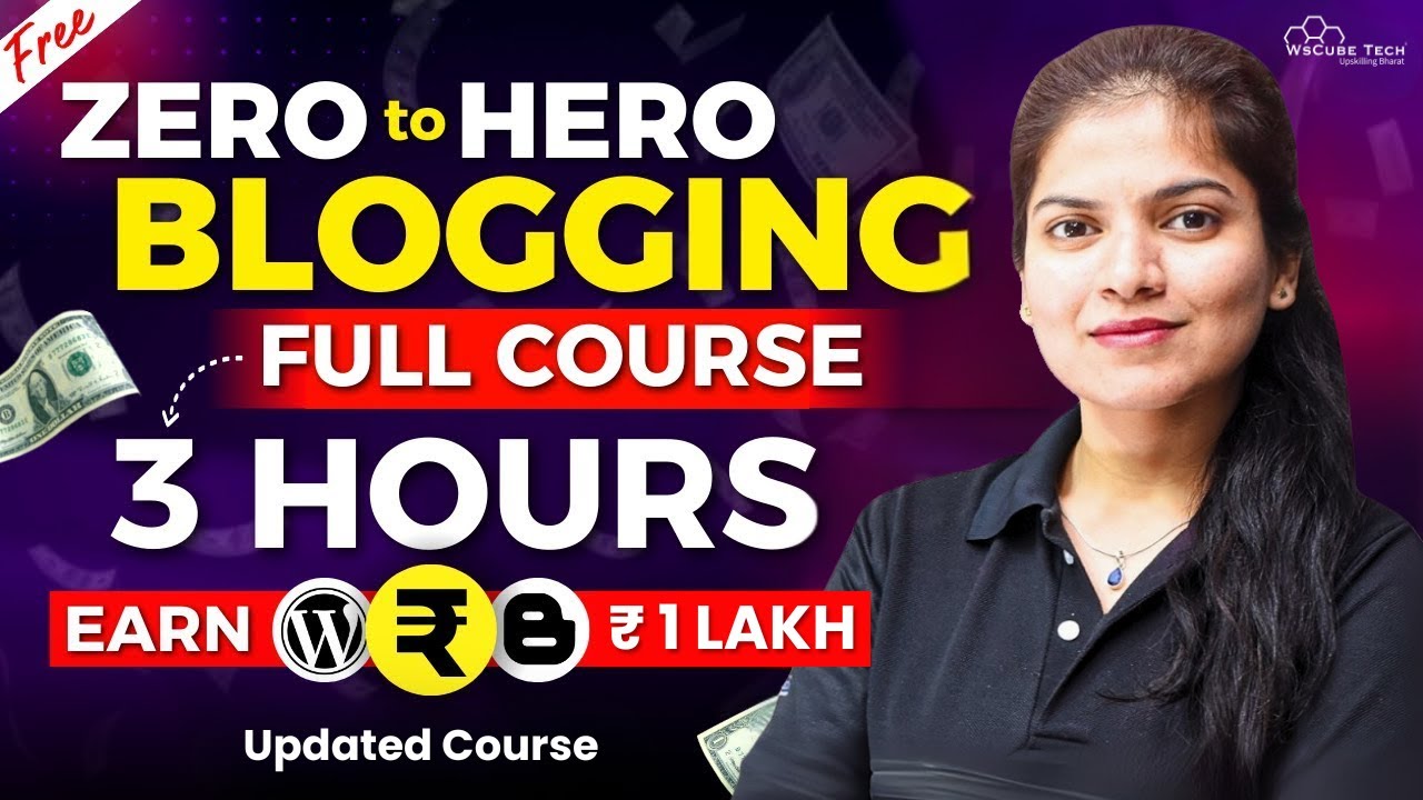 Blogging Full Course for Beginners to Pro in 3 HOURS (Free)